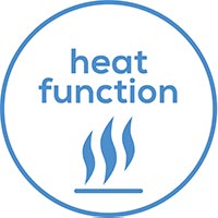 Heat function - Heat function Combination of heat and TENS